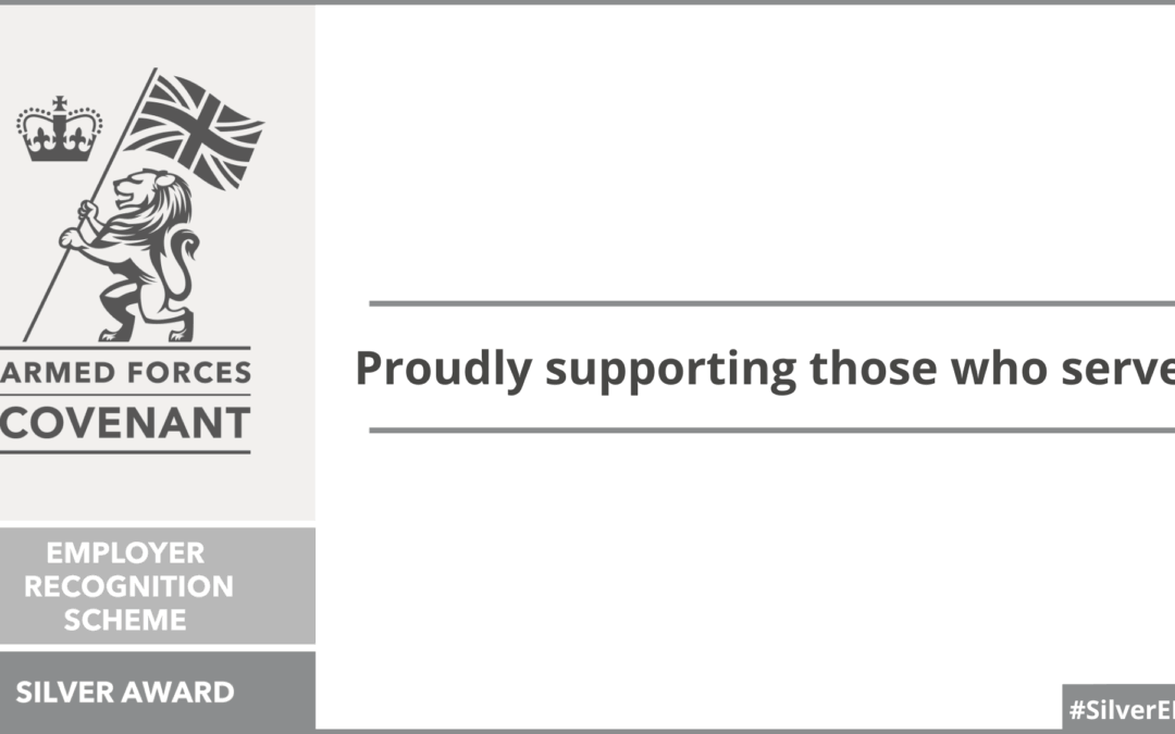 Oxford Sigma Awarded Silver Status by the UK Defence Employer Recognition Scheme (ERS)