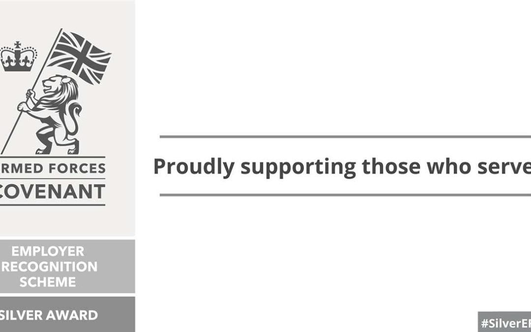 Oxford Sigma Awarded Silver Status by the UK Defence Employer Recognition Scheme (ERS)