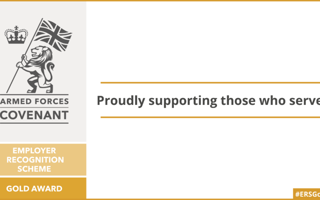 Oxford Sigma Awarded Gold Status by the UK Ministry of Defence Employer Recognition Scheme (ERS)